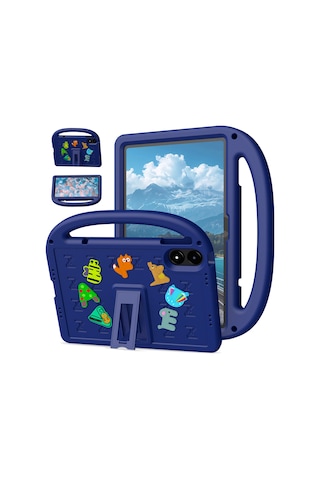 Xiaomi Poco Pad/redmi Pad Pro Kickstand Eva + Pc Kılıfı Omuz Askılı Tablet Kılıfı - Lacivert Tablet Kılıfı