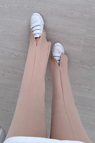 Kahijab Yırtmaç Detay Pantolon - Camel Camel