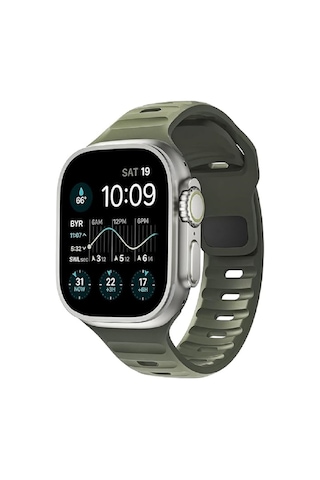 Watch 9-8-7-6-5-4-3-se-ultra-ultra 2 / 42-44-45-49 Mm Uyumlu Armour Dynamic Silikon Kordon