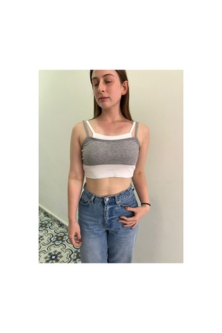 Arba Crop Atlet Çok Renkli Çok Renkli
