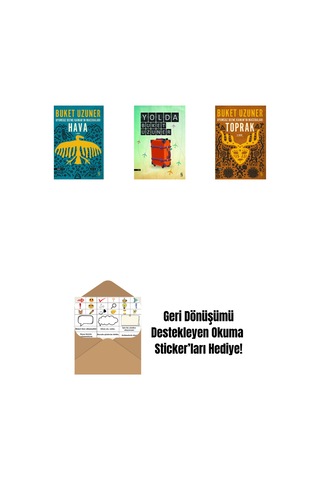 Uyumsuz Defne Kaman'ın Maceraları - Hava + Yolda + Uyumsuz Defne Kaman'ın Maceraları - Toprak + Okuma Sticker'ları