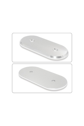 Pazly Araç Kablo Kapağı Alüminyum Siyah/gümüş 2 Parça Set - Kullanışlı Ve Güçlü Kablo Koruması