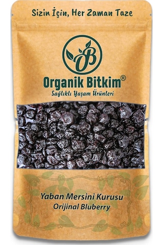 Organik Bitkim Blueberry Yaban Mersini Kurusu 1 KG