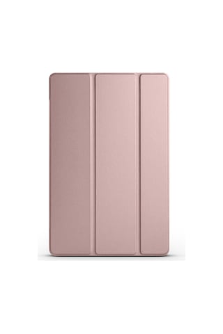 Goocamp Galaxy Tab A9 Plus Uyumlu Smart Cover Standlı 1-1 Kılıf-rose Gold Tablet Kılıfı