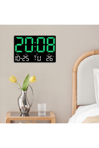 Suntek Magideal Duvar Saati Çocuklar Yetişkinler Ev Çalışma Yeşil