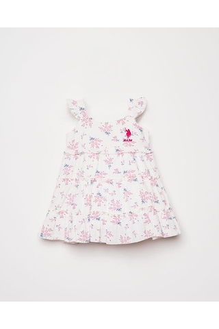 U.S. Polo Assn. Kız Bebek Elbise Pembe-2278 Pembe