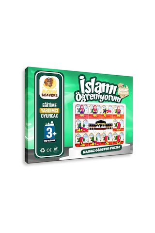 Moon Beavers İslamı Öğreniyorum Puzzle Serisi - Kız Namaz 83015,okula Din Kültürü Katkı Sağlayan Puzzle Oyuncak
