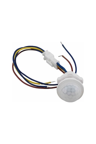 220v Pır Hareket Sensörü 25cm Kablolu Led Lamba Tavan Işık Merdiven Otomatik Armatür