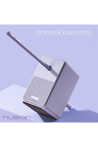 Nusıgn Döner Kalemtıraş 6.9-8mm Grafit Kalem Uyumlu Yeşil Kalemtıraş