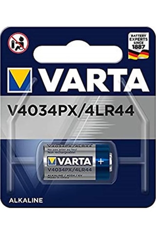 Varta 4034 V4034PX/4LR44 6V Blister Alkalin Pil