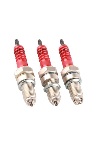 Konesam 3 Adet Kırmızı Üç Elektrotlu Motor İğnesi - Cg 125-200cc, Cf250 İçin Yüksek Performans, Yakıt Verimliliği Ve Emisyon Azaltma