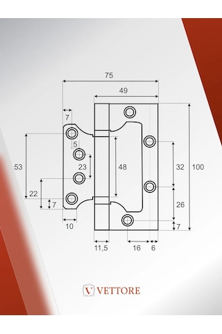 Vettore Kapı Menteşeleri Evrensel Kelebek 217421485