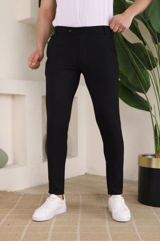 Butik İstanbul Erkek Slim Fit Dilli Kumaş Pantolon Lacivert