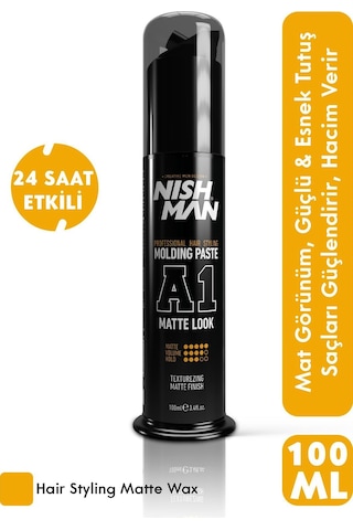 A1 Premium Mat Görünüm Saç Şekillendirici Wax