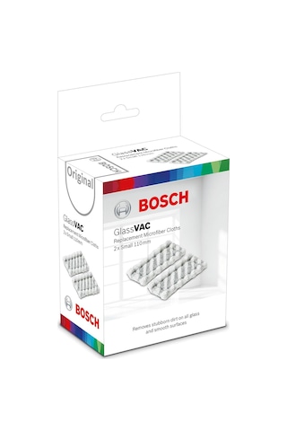 Bosch Home And Garden Küçük Yedek Mikrofiber Bez Cam Temizleme Makinesi Glassvac İçin, Cam Ve Parlak Yüzeyler İçi 10'lu Set