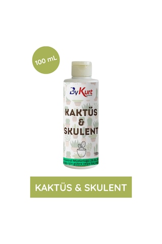 Bykurt Kaktüs & Sukulent Besini 100ml Yavru Ve Çiçek Gelişimini Destekleyen Organik Besin 100 ML