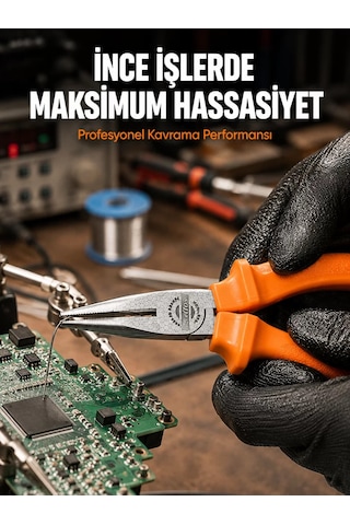 Ergonomik Saplı Profesyonel Kargaburun Dayanıklı Dövme Çelik Gövde