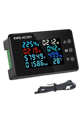 Homyl Güç Ölçer Voltaj Ekranı Enerji Direnci Test Cihazı