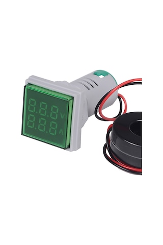 Reedark "küçük Ve Pratik Led Voltmetre Ampermetre - Ac 60-500v / 0-100a Ölçüm"