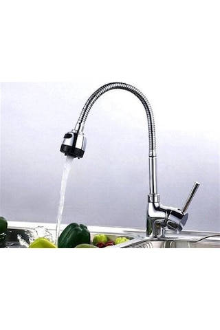 Hitfoni Oynar  Başlıklı 2 Fonksiyonlu Spiral Musluk Başlığı