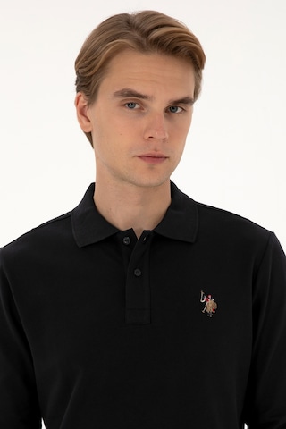 U.s. Polo Assn. Erkek Siyah Sweatshirt 50313772-vr046 Siyah