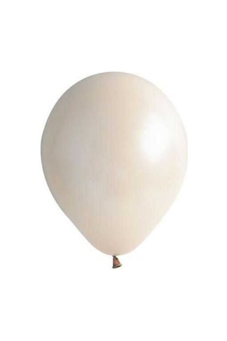 Balon Düz 12 İnc Jojo Balloons Kum Beji Krem Pk:100 Çok Renkli