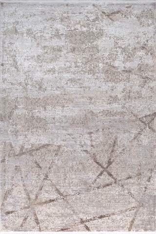 Zeugma Yumuşak Yüzey 100 Tarak Viskon Halı Zeu 3008 Gri E Gri