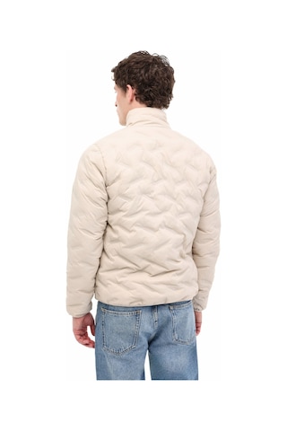 Jack & Jones Jcowın Quılted Collar Jac Taş Rengi Erkek Mont 000000000102267064 Gri