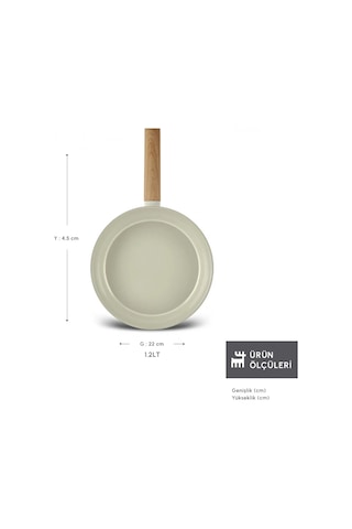 Karaca x Refika Swiss Crystal Almond Cream 22 Cm Tava Ind