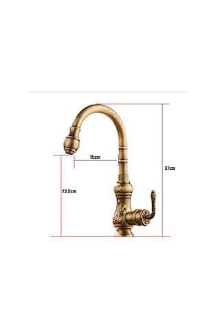 Mutfak Banyo Lavabo Bataryası Antik Krom