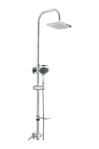 Gpd Sürgülü Duş Seti 5 Fonksiyonlu El Duşu 250X250 Duş Başlığı Diğer