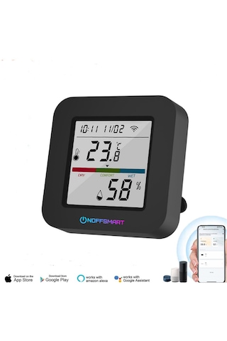 Tuya Destekli Wifi Akıllı Isı Ve Nem Sensörlü Ir Kuman