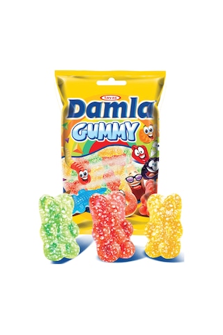 Tayaş Damla Gummy Bears Sour Jel Şeker 1 KG
