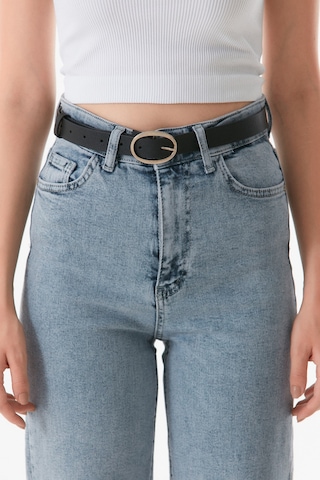 Fullamoda Oval Tokalı Kemer 20maks5268131615-1-siyah 20MAKS5268131615-1-Siyah