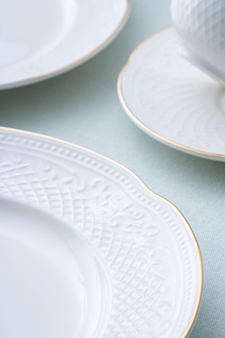 Acar Serenity 6 Kişilik 20 Parça Brunch Seti - Gold