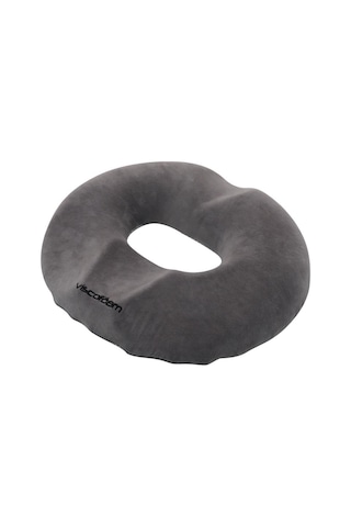 Viscofoam Ultralüks Ortopedik Oturma Simidi Kuyruk Sokumu Yastığı Visco Oturma Simidi - Gri