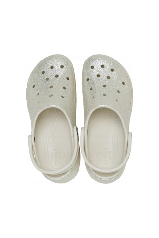 Crocs Baya Platform Glıtter Kadın Terlik 208459-160 Krem