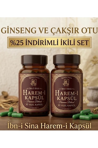 Harem - İ Kapsül 2 X 10'lu Bitkisel / 240 Gr Mesir Macunu Hediyesiyle