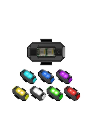 Tex Glr-129 Mikro Led Usb Şarjlı Çakar Bisiklet Stop