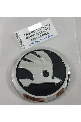 Skoda Fabia Krom Bagaj Arması 2011-2015,9cm, Skoda Bagaj Arma