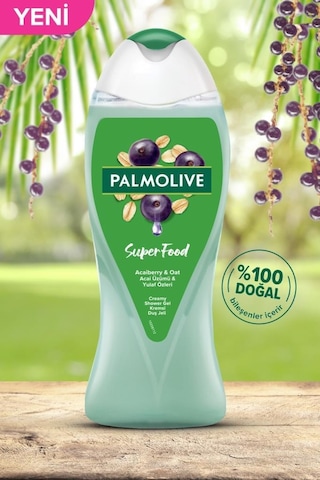Palmolive Superfood Acai Üzümü & Yulaf Duş Jeli 2 x 500 ML