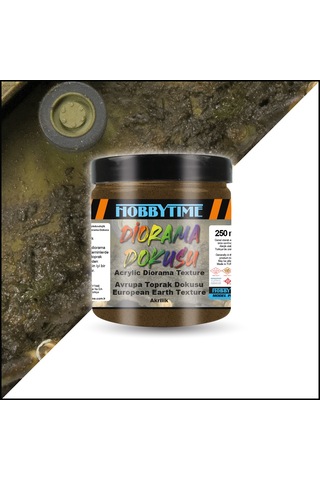Hobbytime 596 250 Ml. Avrupa Toprak Dokusu European Earth Texture