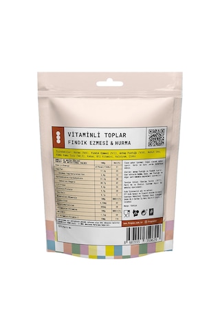 Fropie Vitaminli Kids Meyve Topları - Antep Fıstığı Kaplı & Fındık Ezmeli 80 G