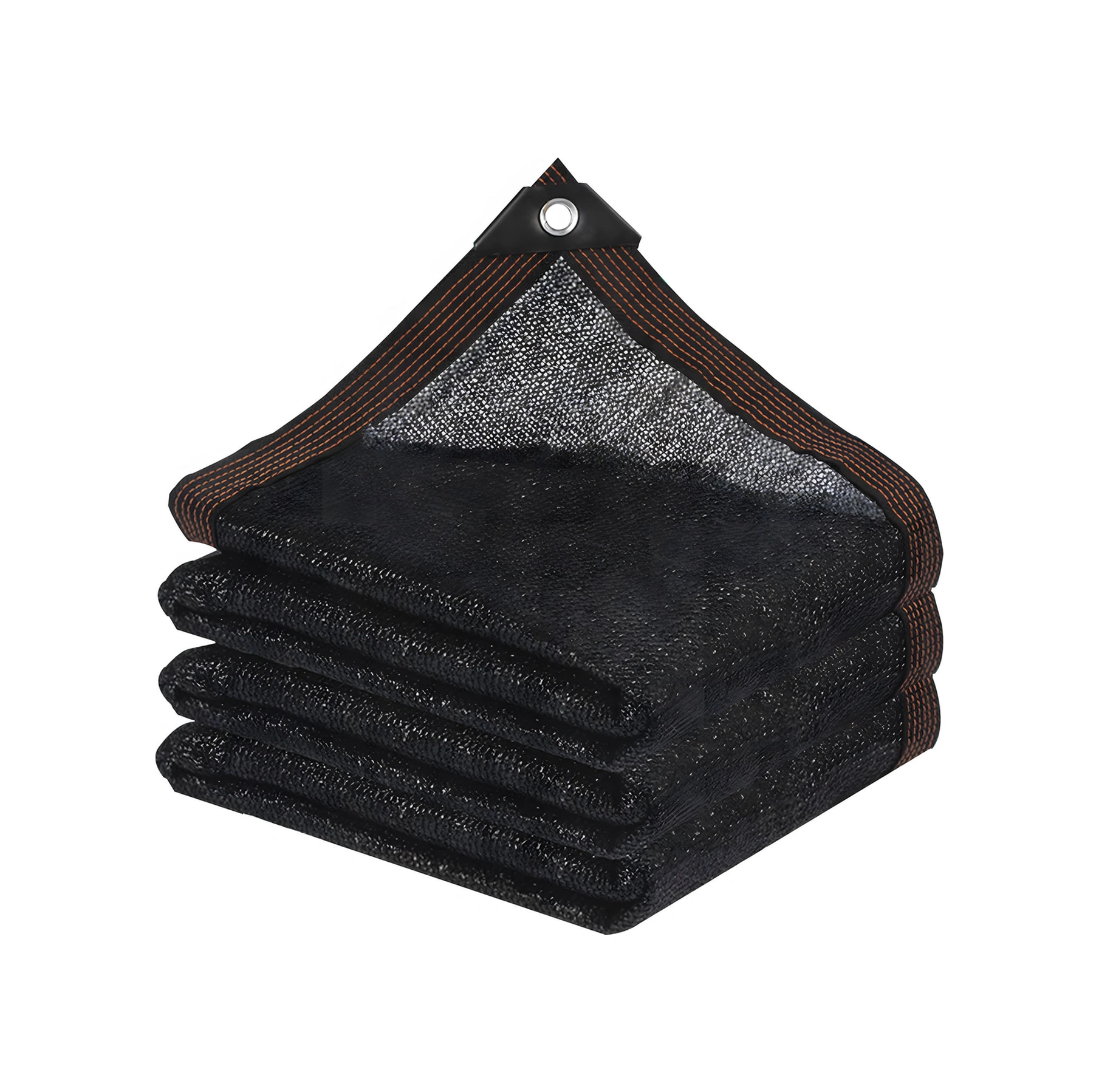 Xindoker Siyah Yüksek Yoğunluklu Polietilen Gölge Tüyü: 90% Gölge Oranı, Yağmurlu, Nemli, Güneş Koruyucu, Soğutucu - 2m X 5m