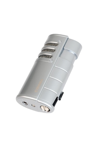 Cohiba 3 Torch Pürmüz Delicili Gümüş Puro Çakmağı - Tr9588