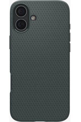 Spigen Apple Uyumlu iPhone 16 Plus İle Kılıf Liquid Air Abyss Green