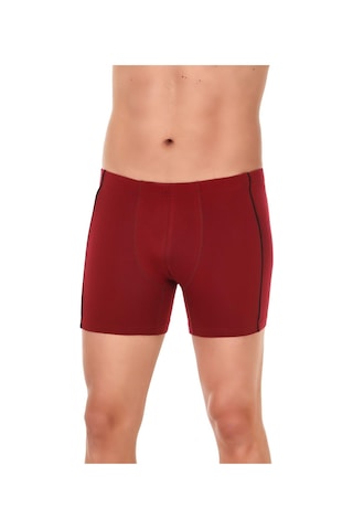 Yıldız Çamaşır Erkek Modal Biyeli Boxer 105-106-107-108-109 - 3 Adet Bordo
