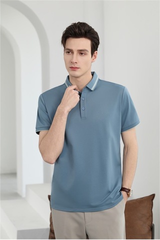 New Performance Premium Polo T-shirt %53,8 Polyester %37,2 Pamuk %2,5 Spandex %2,0 Asetat %1,7 Bakır Amonyak %1,5 Dut İpeği %1,3 Keten Grimsi Mavi