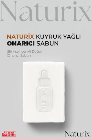 Kuyruk Yağlı Onarıcı Sabun 100 Gr 12 Doğal Aktifli İçerik Nemlendirici Ve Besleyici Etki Fresh