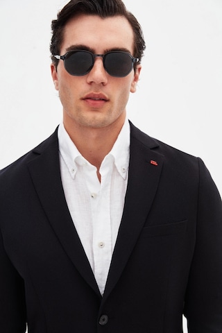 Twn Slim Fit Siyah Düz Kumaş Ceket 4ec04e301464m 001